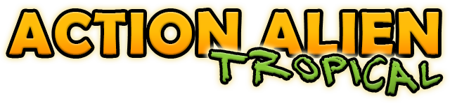 Action Alien Tropical Logo