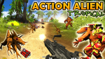 Action Alien Tropical Banner